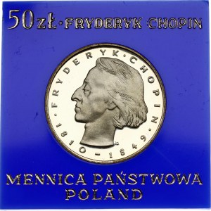Poľsko 50 Zlotych 1972 Frederic Chopin