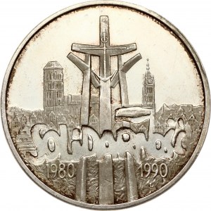 Poľsko 100 000 Zlotych 1990 L Solidarnosc
