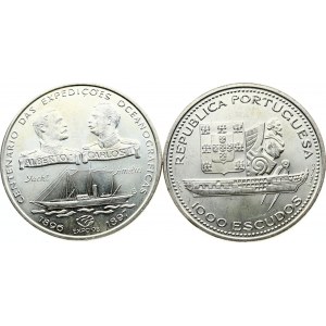 Portugal 1000 Escudos 1996 &amp; 1997 Lot von 2 Münzen
