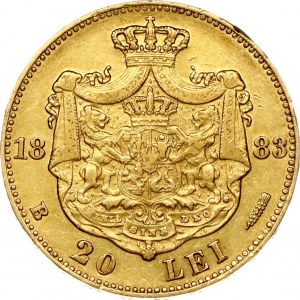 Rumunia 20 Lei 1883 B