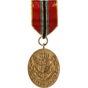 Medaglia della Romania 1906 40 anni di indipendenza