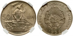 Roumanie 50 Bani 1956 NGC MS 64