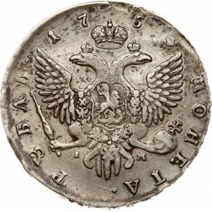Rublo russo 1753 СПБ-IМ