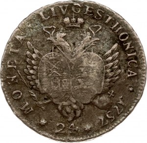 Russia for Livonia 24 Kopecks 1757