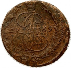 Rosja 5 kopiejek 1769 ЕМ