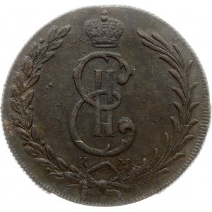 Sibiř 10 kopějek 1774 КМ PCGS AU53