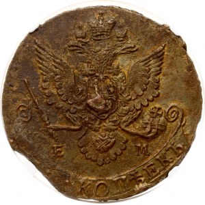Rusko 5 kopějek 1782 ЕМ NGC UNC DETAILY
