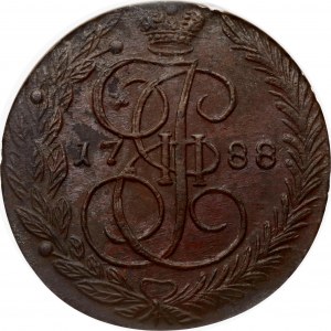 Rosja 5 kopiejek 1788 ЕМ NGC UNC SZCZEGÓŁY