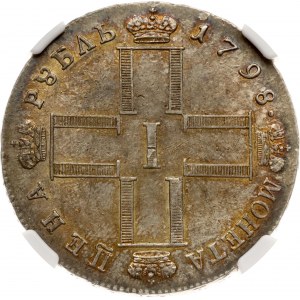 Russia Rouble 1798 СМ-МБ NGC MS 61