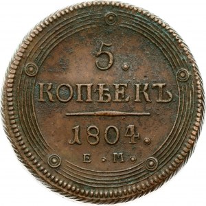 Russie 5 Kopecks 1804 ЕМ