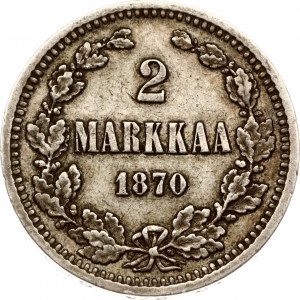 Russia For Finland 2 Markkaa 1870 S