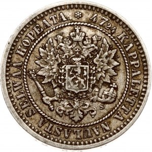 Russland für Finnland 2 Markkaa 1870 S