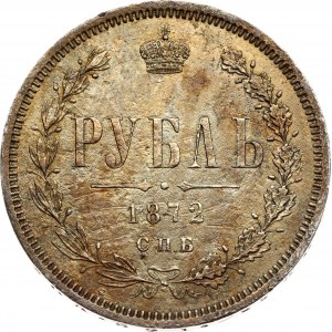 Russland Rubel 1872 СПБ-НІ