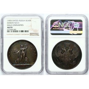 Srebrny medal dla męskiego gimnazjum NGC AU 55