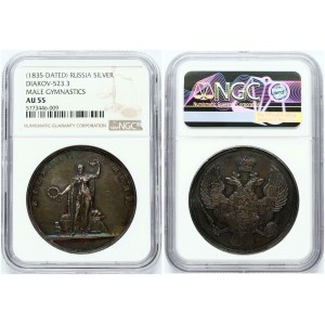 Silver Medal for Male Gymnasium NGC AU 55