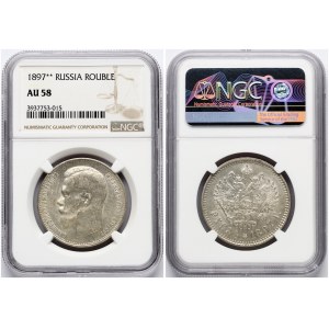 Russie Rouble 1897 (**) NGC AU 58