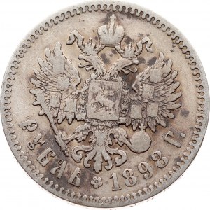 Russia Rublo 1898 (*)