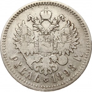 Russia Rublo 1898 (**)