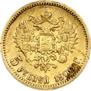Rosja 5 rubli 1900 ФЗ