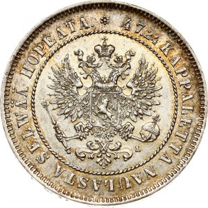 Rusko pre Fínsko 2 Markkaa 1908 L