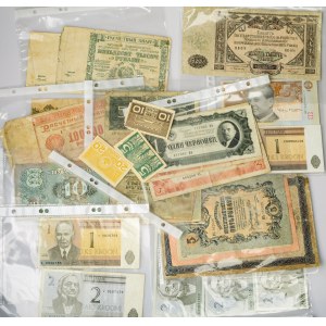 Album Banknoten verschiedener Stückelungen Posten von 29 Stück