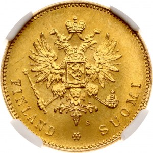 Rosja Za Finlandię 20 Markkaa 1912 S NGC MS 65