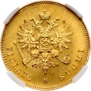 Rusko pre Fínsko 20 Markkaa 1912 S NGC MS 65