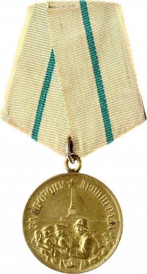 Russia USSR Medal For the Defense of Leningrad