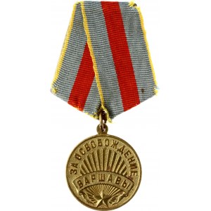 Russie Médaille de l'URSS pour la libération de Varsovie