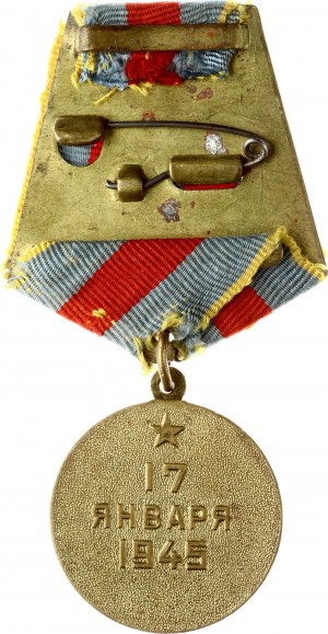 Rusko SSSR Medaile Za osvobození Varšavy