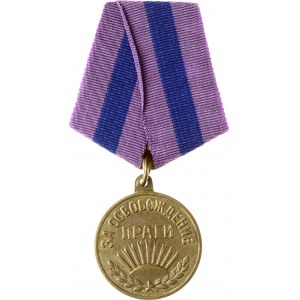 Russland UdSSR Medaille für die Befreiung von Prag