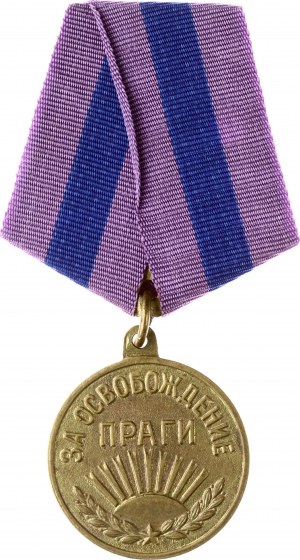 Rosja ZSRR Medal za wyzwolenie Pragi