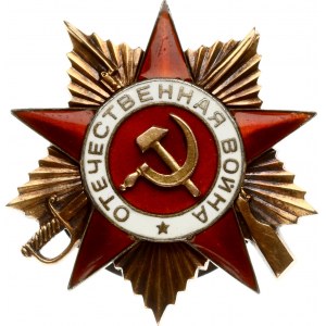 Russia URSS Ordine della guerra patriottica 1a classe № 92413