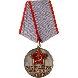 Russland UdSSR Medaille für Arbeitstüchtigkeit