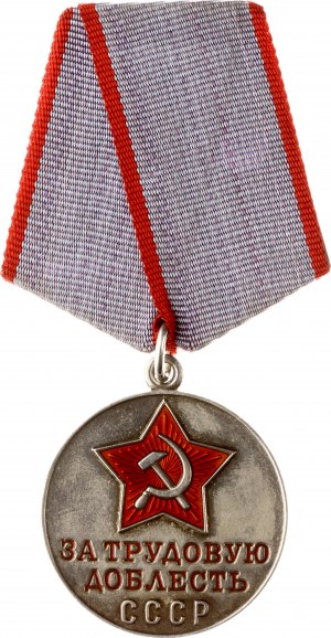 Russland UdSSR Medaille für Arbeitstüchtigkeit