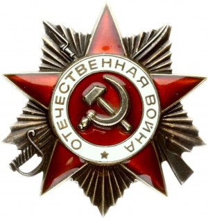 Russie URSS II degré Insigne de l'Ordre de la Guerre Patriotique (1985) Lot de 2pcs
