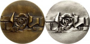Médailles 1973 Emancipation des femmes Lot de 2 pièces