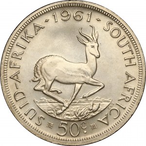 Sudafrica 50 centesimi 1961