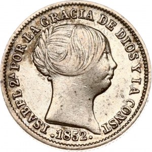 Španielsko 1 Real 1852