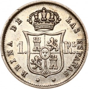 Spain 1 Real 1852