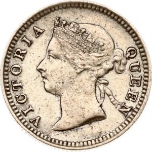 Straits Settlements 5 Cents 1889