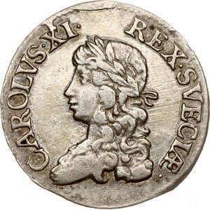 Suède 2 Mark 1671