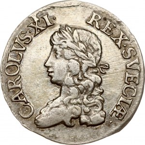 Schweden 2 Mark 1671