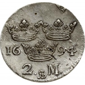 Szwecja 2 Marka 1694