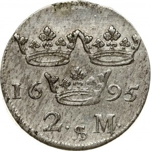 Schweden 2 Mark 1695