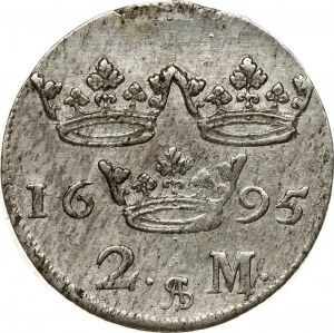 Suède 2 Mark 1695