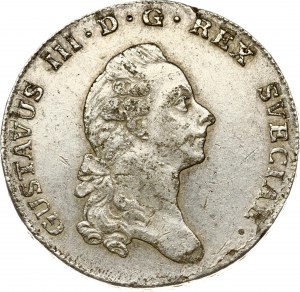 Szwecja 1 riksdaler 1777 OL
