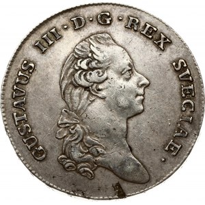 Švédsko 1 Riksdaler 1782 OL