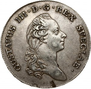 Svezia 1 Riksdaler 1782 OL