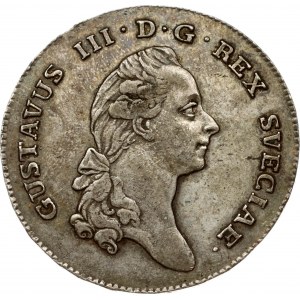 Sweden 1 Riksdaler 1783 OL